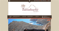 Desktop Screenshot of hoteltamahuche.com